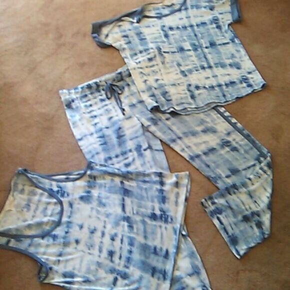 Lucky Brand Three Piece Jammies - Picture 1 of 9